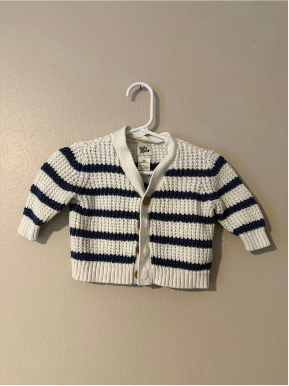 Baby B’gosh 100% Cotton Striped Sweater 3 months